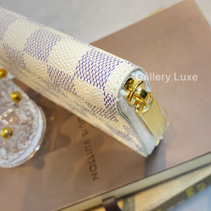 No.2369-Louis Vuitton Damier Azur Zippy Compact Wallet