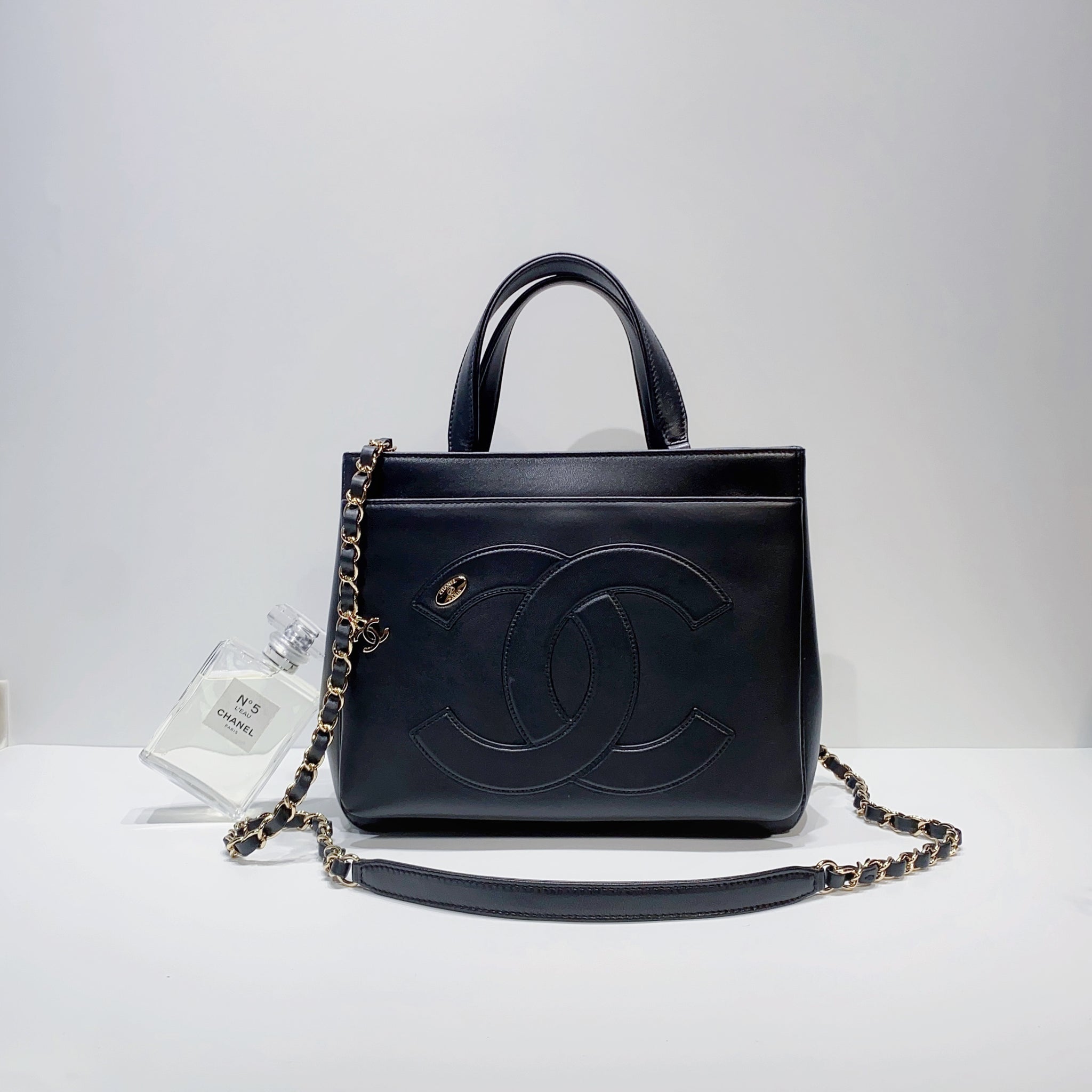 Chanel CC Drawstring Bucket Bag Quilted Lambskin Small  ShopStyle