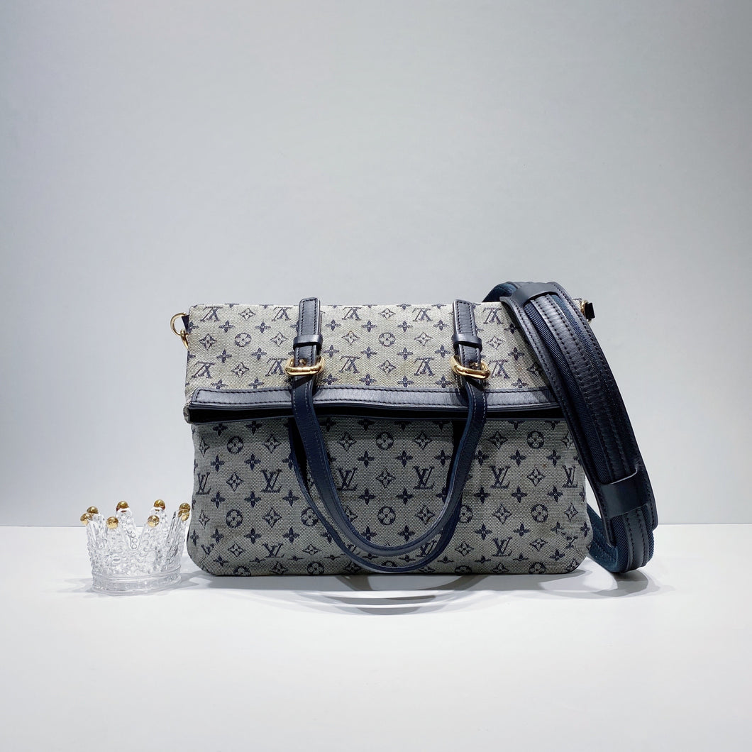 Louis Vuitton Francoise Handbag Mini Lin Blue 2041431