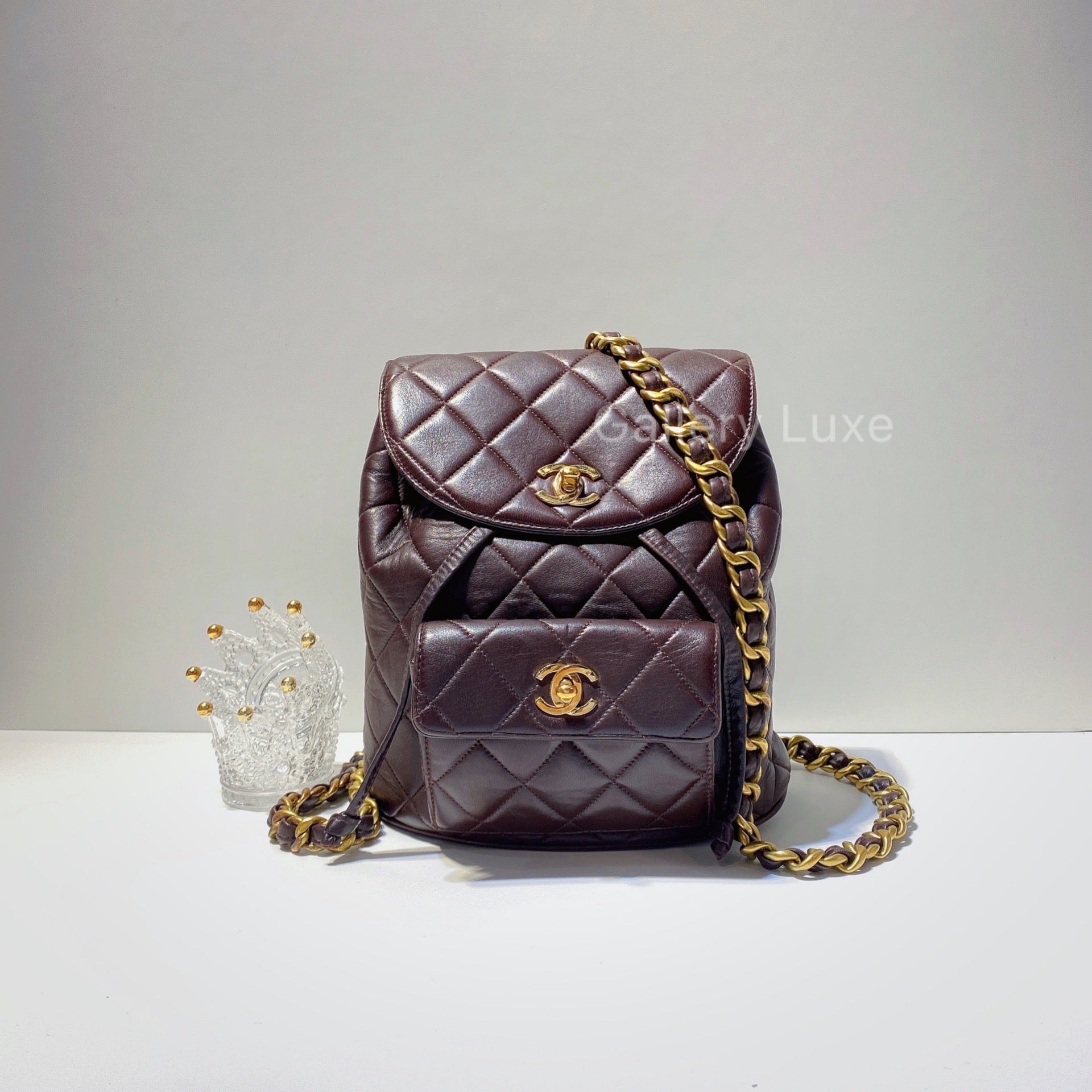 No.2636-Chanel Vintage Lambskin Small Duma Backpack – Gallery Luxe