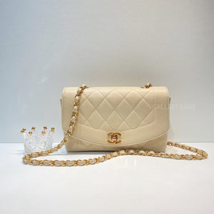 No.2939-Chanel Vintage Caviar Diana Bag 22cm