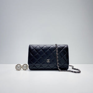 No.3434-Chanel Lambskin Timeless Classic Wallet On Chain