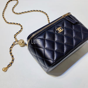 No.3243-Chanel Pearl Crush Vanity With Chain (Brand New / 全新)
