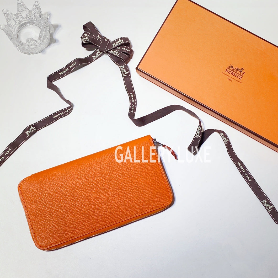 No.3216-Hermes Silk In Classique Long Wallet – Gallery Luxe