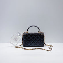 将图片加载到图库查看器，No.3555-Chanel Timeless Classic Handle Vanity With Chain
