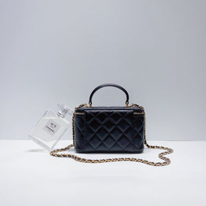 No.3555-Chanel Timeless Classic Handle Vanity With Chain