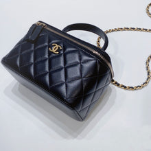 将图片加载到图库查看器，No.3555-Chanel Timeless Classic Handle Vanity With Chain
