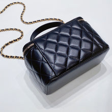 将图片加载到图库查看器，No.3555-Chanel Timeless Classic Handle Vanity With Chain
