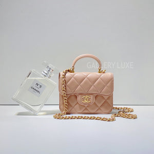 No.2980-Chanel Small Timeless Classic Handle  With Chain (Brand New /全新)