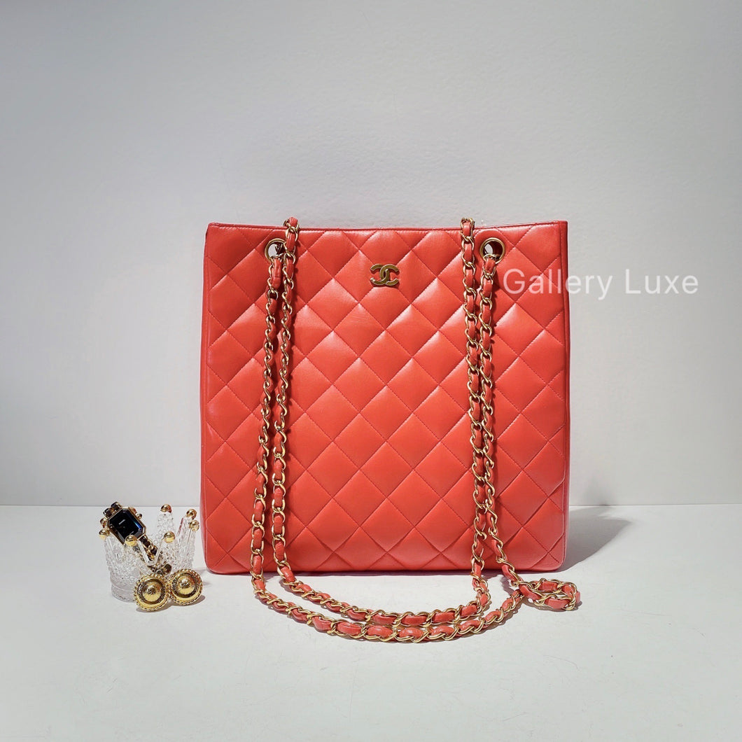 No.2419-Chanel Vintage Lambskin Tote Bag