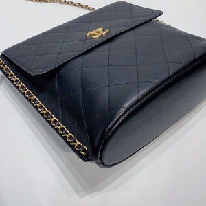 No.3886-Chanel Large Chain Sides Hobo Bag