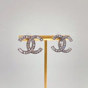 No.2982-Chanel Crystal Classic Coco Mark Earrings (Brand New / 全新)