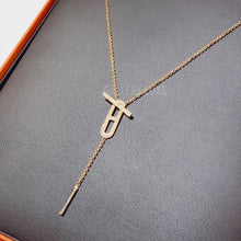 将图片加载到图库查看器，No.3311-Hermes Ever Chaine D’Ancre Necklace SH
