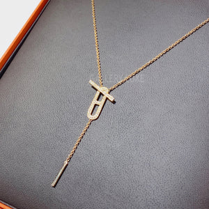 No.3311-Hermes Ever Chaine D’Ancre Necklace SH