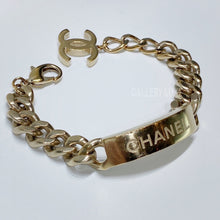 画像をギャラリービューアに読み込む, No.3509-Chanel Gold Metal Bracelet

