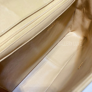 No.001229-Chanel Vintage Lambskin Jumbo Flap Bag