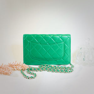 No.2228-Chanel Lambskin Wallet On Chain