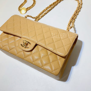No.3139-Chanel Vintage Caviar Classic Flap Bag 25cm