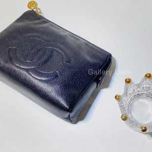 No.2673-Chanel Vintage Caviar Pouch