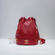 Load image into Gallery viewer, No.3550-Chanel Vintage Triple CC Caviar Bucket Bag
