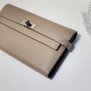 No.2663-Hermes Kelly Classic Wallet