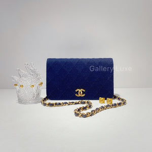 No.2427-Chanel Vintage Cotton Mini Flap Bag