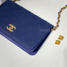 Load image into Gallery viewer, No.2427-Chanel Vintage Cotton Mini Flap Bag
