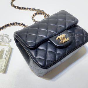 No.2996-Chanel Lambskin Classic Flap Mini 17cm