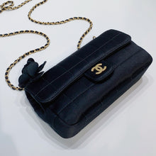 Load image into Gallery viewer, No.3827-Chanel Vintage Satin Camellia Mini Flap Bag

