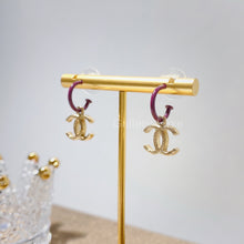 将图片加载到图库查看器，No.2591-Chanel Drop Classic CC Earrings
