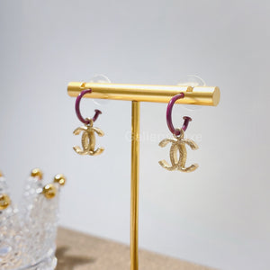 No.2591-Chanel Drop Classic CC Earrings