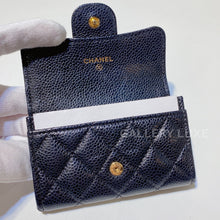 이미지를 갤러리 뷰어에 로드 , No.3256-Chanel Caviar Timeless Classic Card Case
