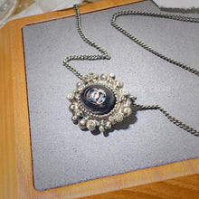 Load image into Gallery viewer, No.2650-Chanel Black Stone Necklace
