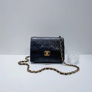 No.3277-Chanel Vintage Lambskin Classic Flap Mini 17cm