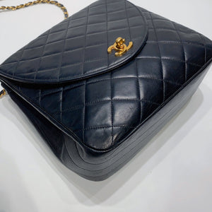 No.3701-Chanel Vintage Lambskin Flap Bag