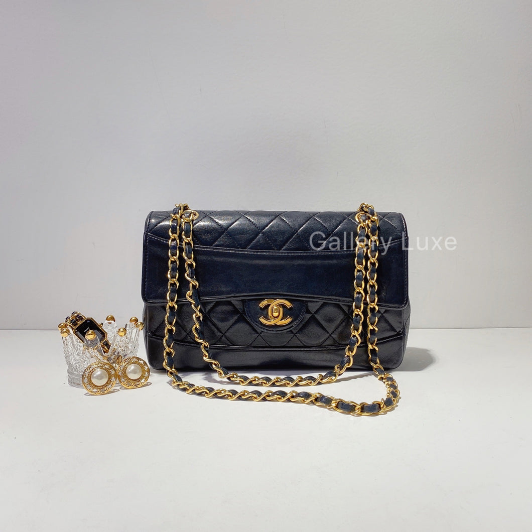 No.2415-Chanel Vintage Lambskin Flap Bag