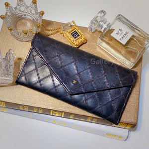 No.2668-Chanel Vintage Lambskin Long Wallet