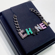 Load image into Gallery viewer, No.3427-Chanel Metal Logo Charm Necklace
