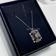 將圖片載入圖庫檢視器 No.001314-3-Chanel Metal Crystal &amp; Pearl Necklace
