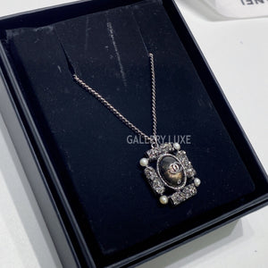 No.001314-3-Chanel Metal Crystal & Pearl Necklace