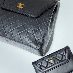 No.2441-Chanel Vintage Lambskin Flap Bag