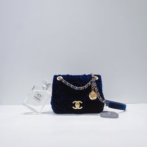 No.3576-Chanel Camelia Velvet Mini Flap Bag (Brand New / 全新貨品)