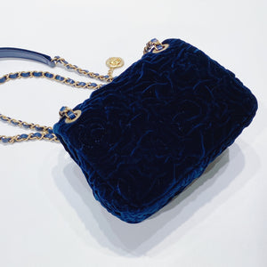 No.3576-Chanel Camelia Velvet Mini Flap Bag (Brand New / 全新貨品)