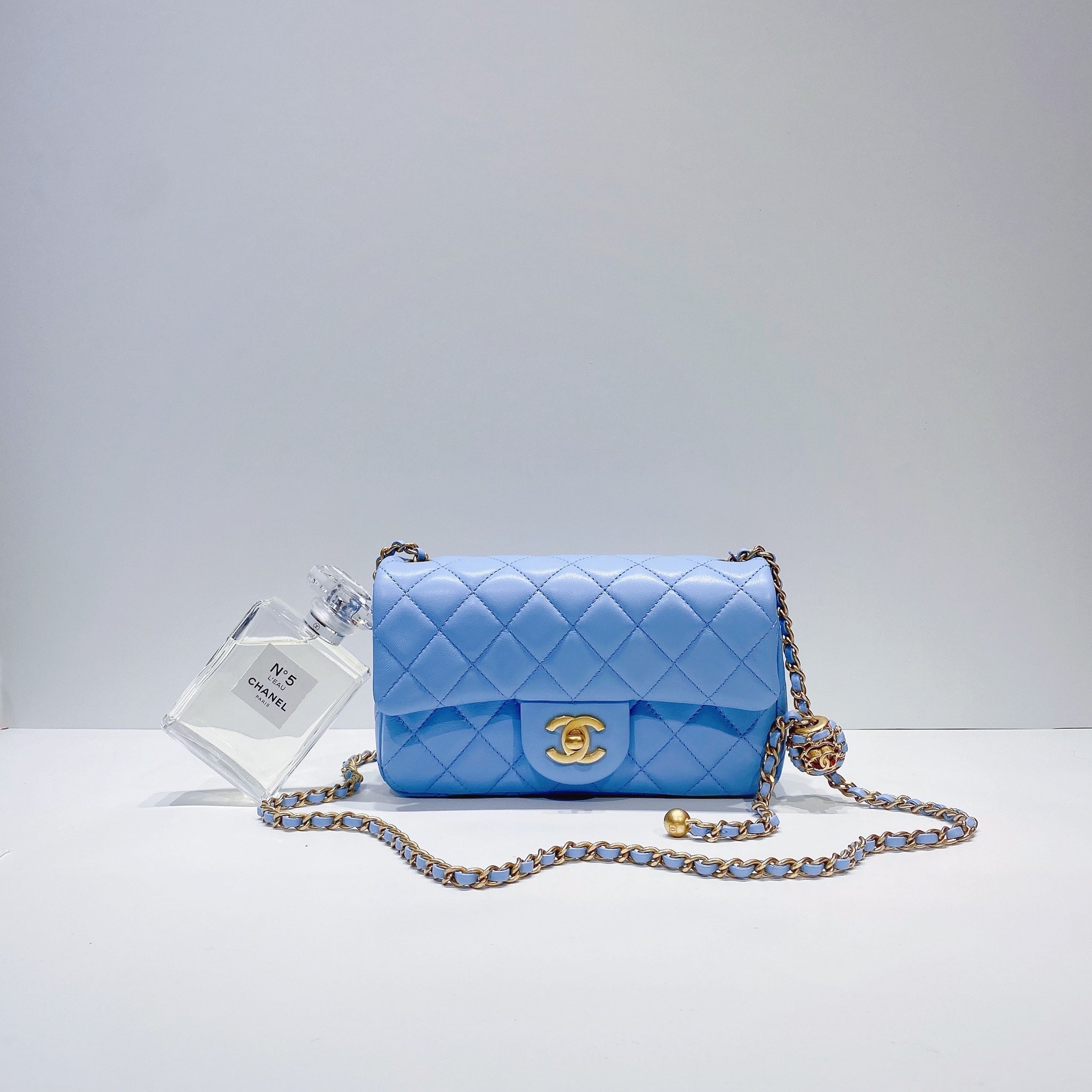 No.3579-Chanel Pearl Crush Mini Flap Bag 20cm (Brand New / 全新