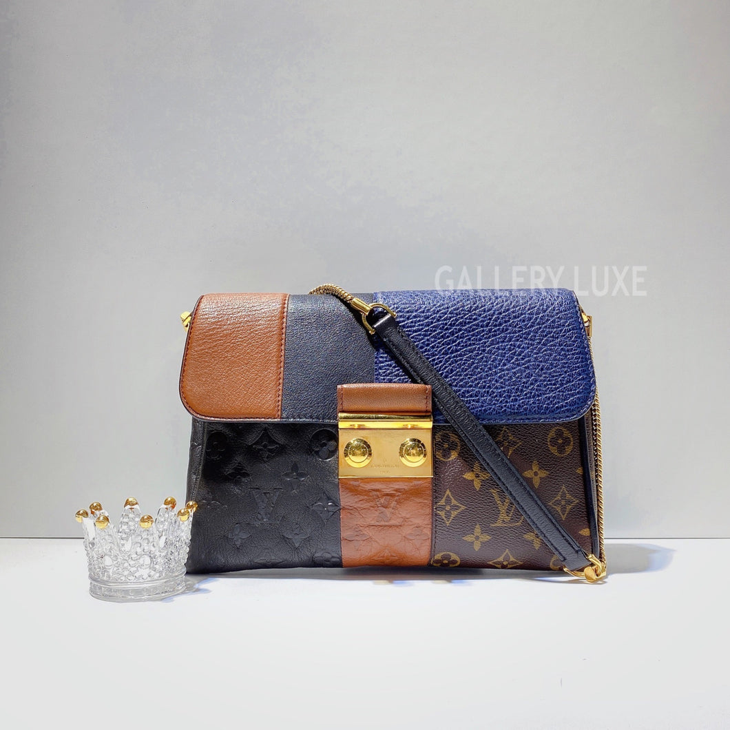Louis Vuitton - Marine Limited Edition Monogram Block Bag Blue