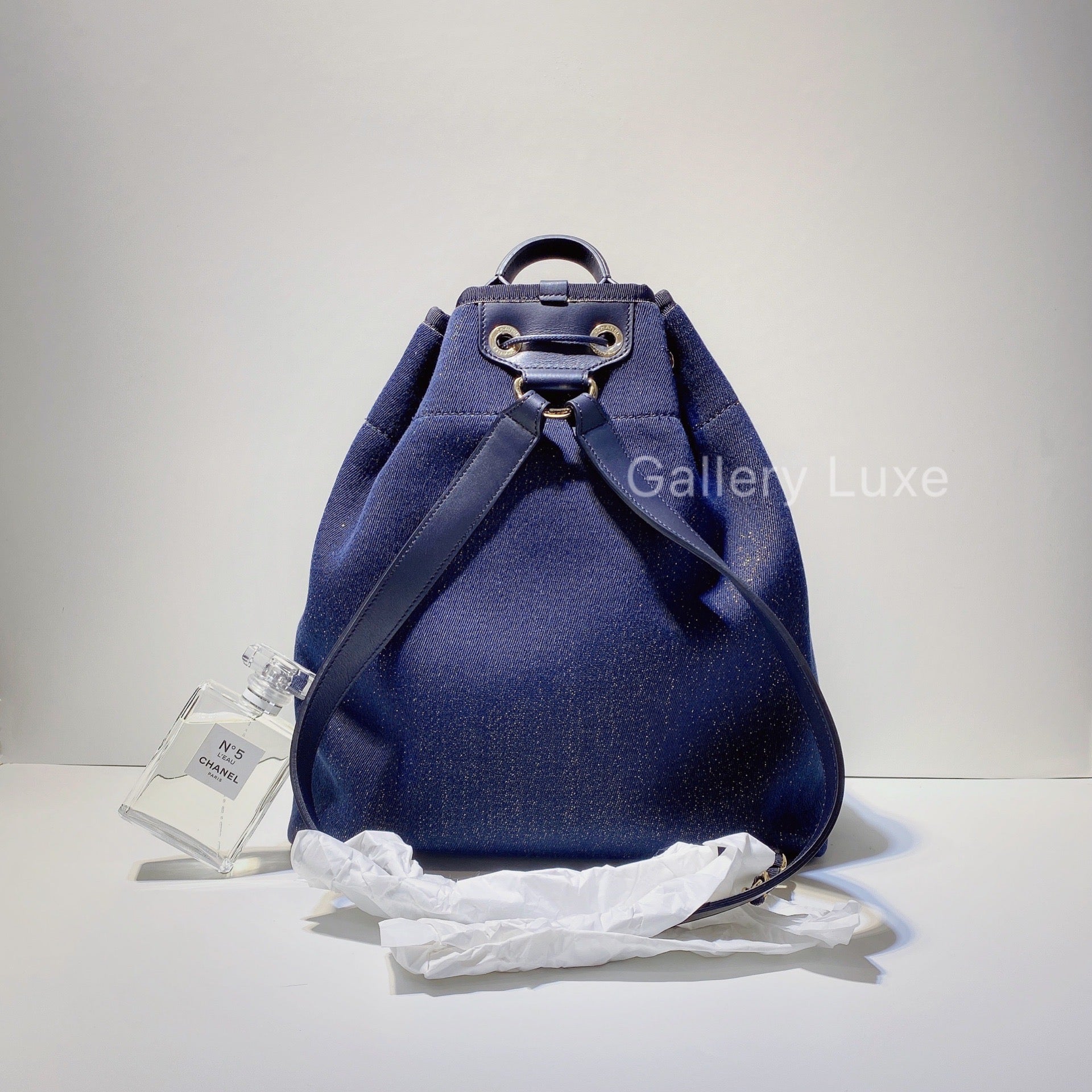 No.2696-Chanel Denim Deauville Backpack (Brand New/全新) – Gallery Luxe