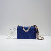 Load image into Gallery viewer, No.001345-Chanel Denim 19 Wallet On Chain (Brand New / 全新貨品)
