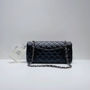 No.3039-Chanel Lambskin East West Flap Bag