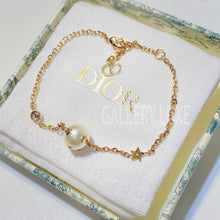 将图片加载到图库查看器，No.3015-Dior Chain Bracelet With Pearl

