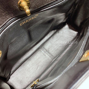 No.2435-Chanel Vintage Lambskin TurnLock Shoulder Bag